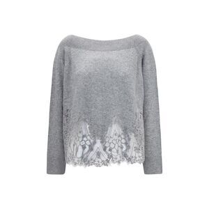 Ermanno Scervino Gray Cashmere Women's Sweater